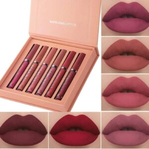Buy TopFinder® | Nude Lipstick | Lipstick Combo Pack Waterproof | Long Lasting | 6 Shades | Non Transfer Beauty Product Kit- Lip Gloss For Women, Liquid Glossy, Lipsticks Set For Women